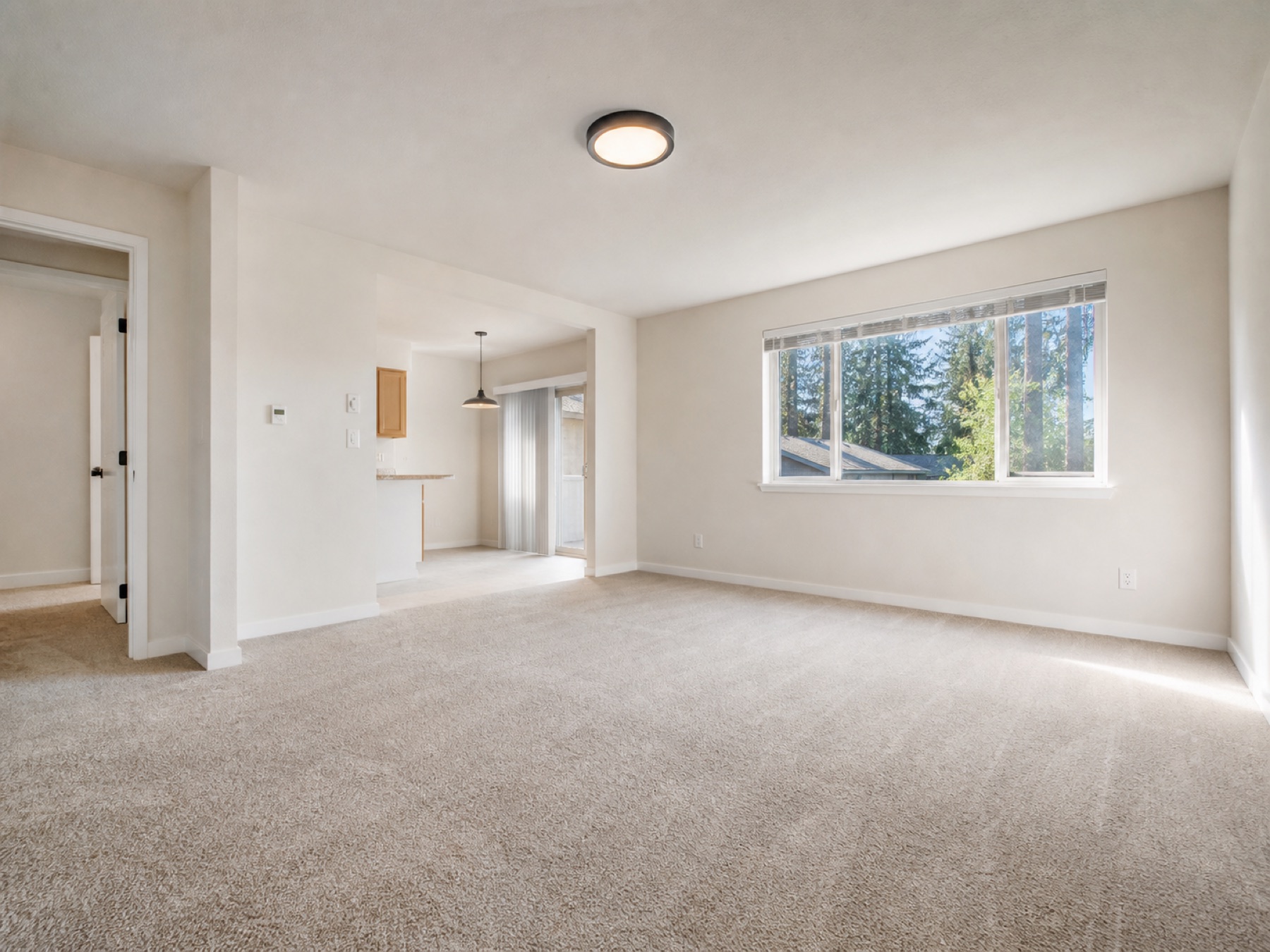 Clean modern property interior prepared for occupancy